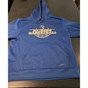 Eastbay Raiders Basketball Hoodie Blue Size L 100% Polyester Fleece Lined